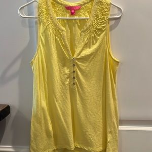 Like new Lilly Pulitzer yellow tank